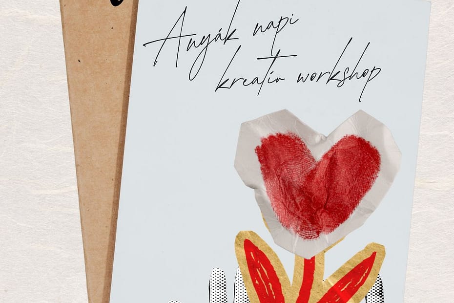 tandem könyv és kávé anyák napi kreatív workshop gyerekeknek